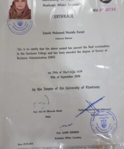 Buy Degree From the Sebha University