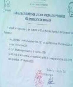 buy degree from the Université de Toliara