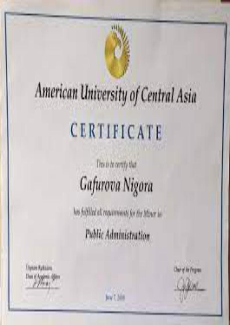 Buy Degree From the University of Central Asia