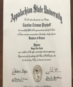 Buy college degree from The Appalachian State University