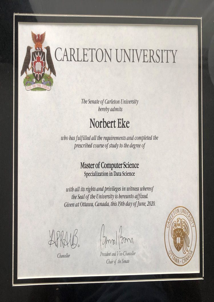 Buy college degree from The Carleton College