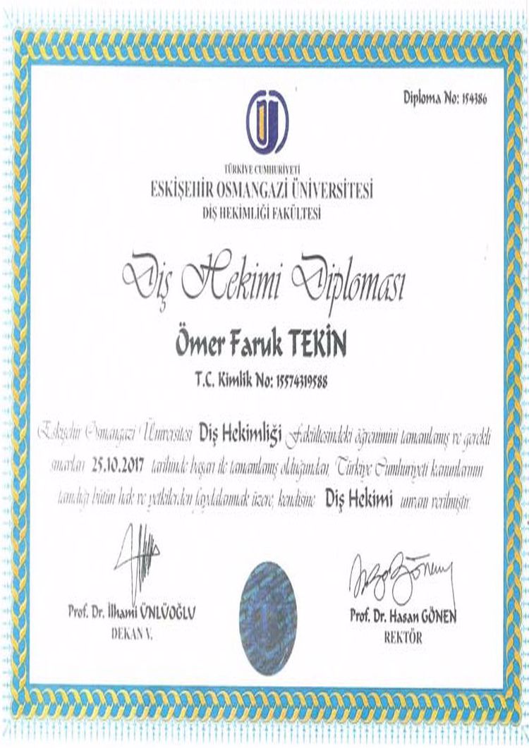 Buy college degree from the Eskisehir Osmangazi Üniversitesi