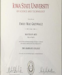 Buy college degree from The Iowa State University
