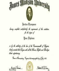 Buy college degree from The James Madison University