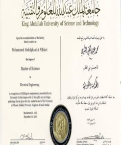 Buy college degree from the King Abdullah University of Science and Technology