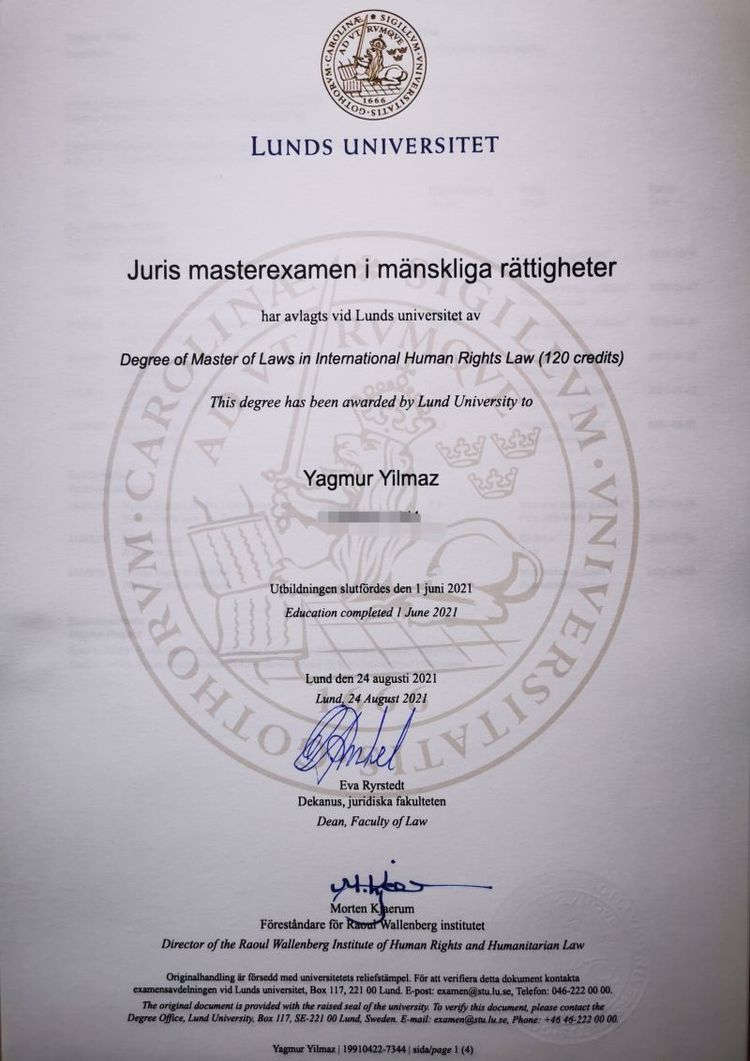 Buy college degree from the Lunds Universitet