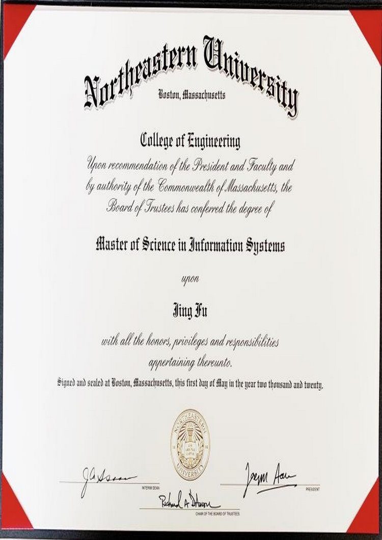 Buy college degree from The Northeastern University