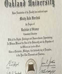 Buy college degree from The Oakland University