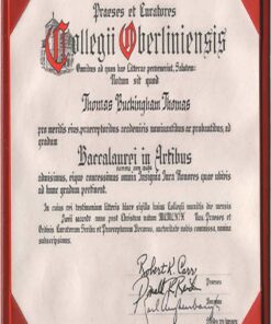 Buy college degree from The Oberlin College