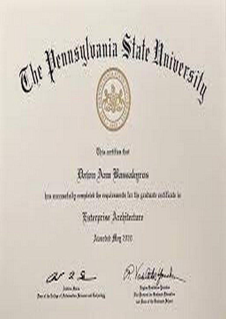 Buy college degree from The Penn State University