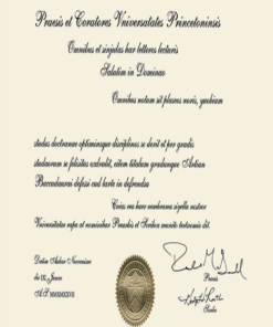 Buy college degree from The Princeton University