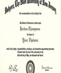 Buy college degree from The Rutgers, The State University of New Jersey