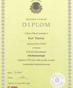Buy college degree from The Tallinna Ülikool