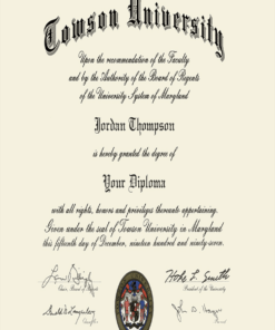 Buy college degree from The Towson University