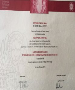 Buy college degree from the Università Ca' Foscari di Venezia