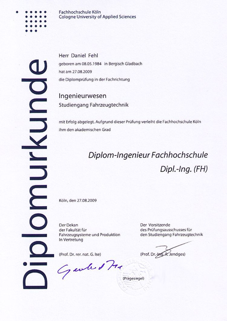 Buy college degree from the Universität zu Köln