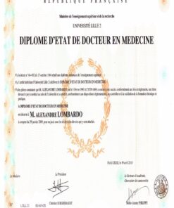 Buy college degree from The Université de Lille