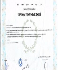 Buy college degree from The Université de Strasbourg