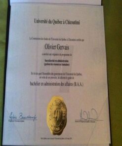 Buy college degree from The Université du Québec à Chicoutimi