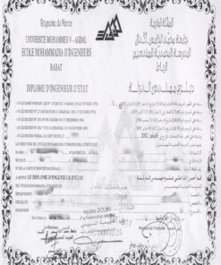Buy college degree from The Université Mohammed V