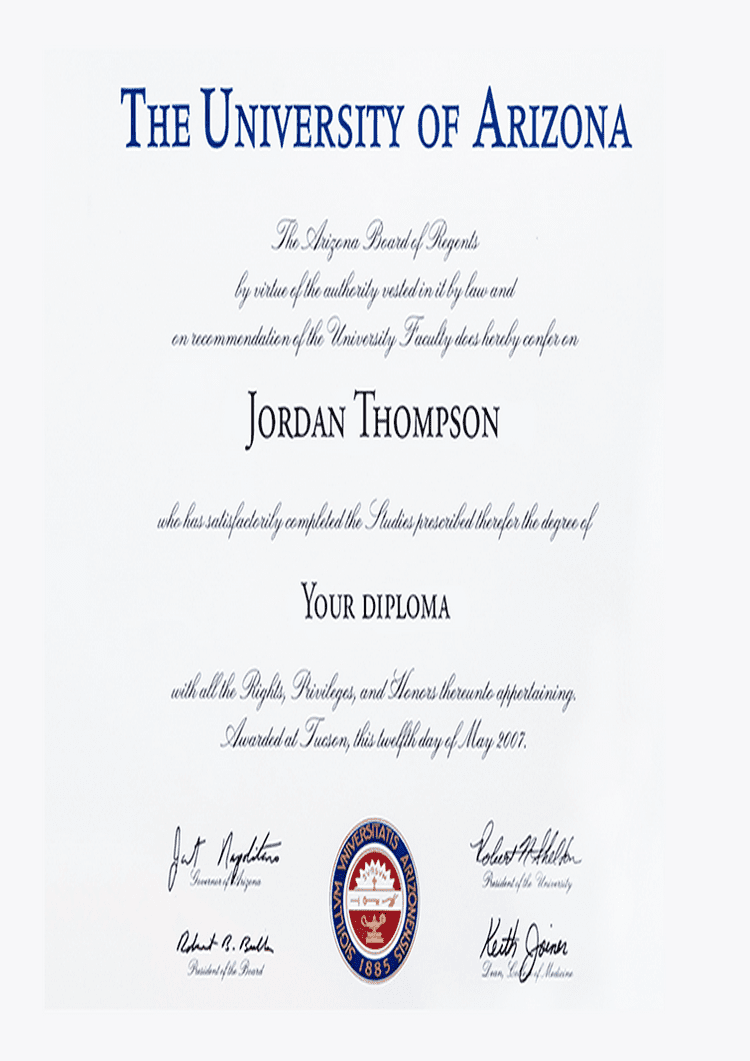 Buy college degree from The University of Arizona