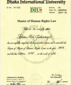 Buy college degree from the University of Dhaka