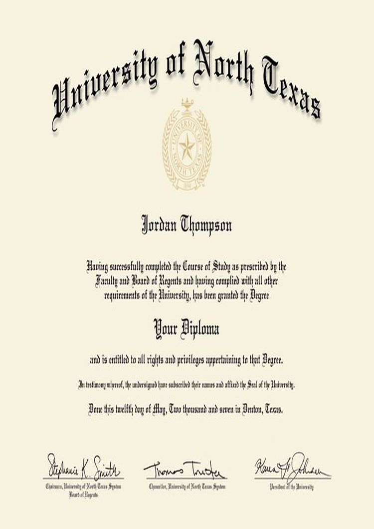 Buy college degree from The University of North Texas