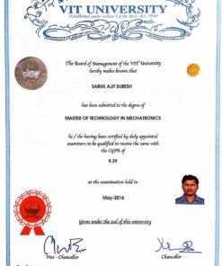Buy college degree from the Vellore Institute of Technology