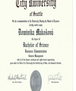 Buy college degree from the City University of Seattle