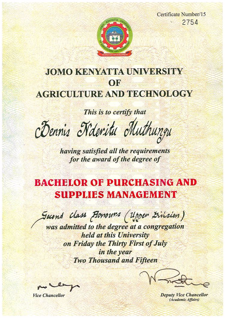 Buy college degree from The Jomo Kenyatta University of Agriculture and Technology